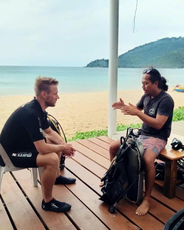 Tiongman Scubadive & Lodge Kampong Juara Екстер'єр фото