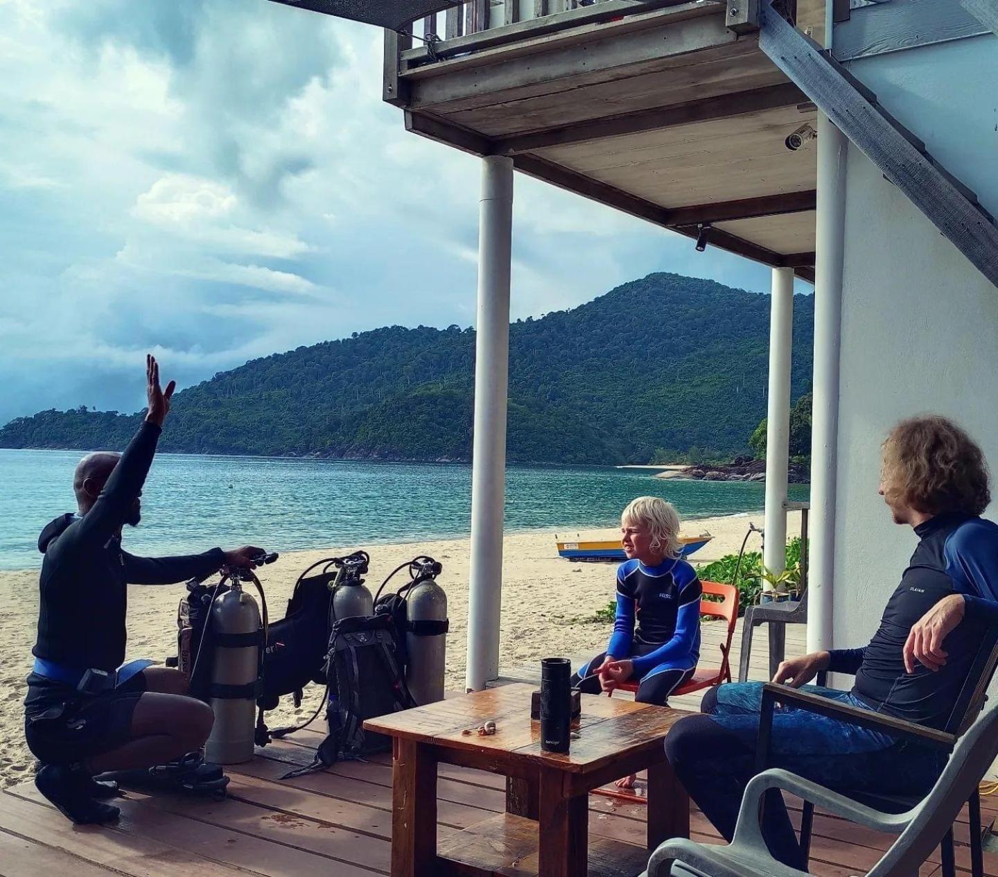 Tiongman Scubadive & Lodge Kampong Juara Екстер'єр фото